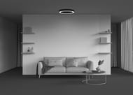 Потолочный светильник Maytoni Lua (Луа) C093CL-45W3K-B, 3000K, 45Вт, 120°, IP20, LED, черный