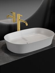 Смеситель для раковины Ideal Standard JOY BC781A2 однозахватный, высота 215 см, д/к, шлиф  золото