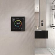 Умный сенсорный терморегулятор с LCD дисплеем Werkel W1851108, черный