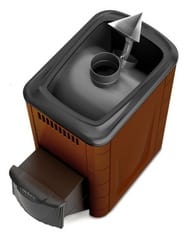 Печь банная ТМФ АНГАРА 2012 Carbon ДА ЗК терракота