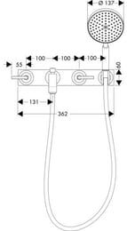 ��������� Axor Citterio 39442 ��� �����/���� �������������, ������,������ ���, ����� 222��