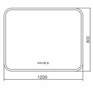 ������� Silver Mirrors ����-6 (1200�800) LED-���������, ������, ���, �������� ��-00002231