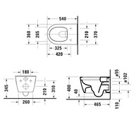 ������ ��������� Duravit Soleil by Starck 540�370�360 ������������, �������, ����: ����� 45910920A1