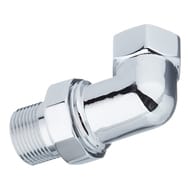 Американка угловая для П/сушила   3/4"-3/4" НВ хром