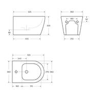 ���� ��������� BelBagno Marino (365�520�295) ����� BB105BH