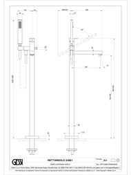 ��������� Gessi Rettangolo 24961.031 ��� �����/����, ���������, ������� �����, ����
