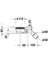 ����� ��� �������� ������� Duravit 791291000000000 ������� 90��