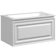 Тумба под раковину SANCOS Very (790х445х406) подвесная, один ящик, Bianco VR80W