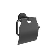 Бумагодержатель Kerama Marazzi Изола настенный, черный матовый IS.07.KM.BLK.M