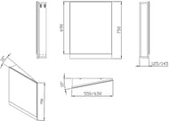 ������� RAVAK 10� 550 L (550�110�750) ����� X000001071