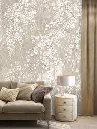 Панно Zambaiti Satin Flowers IV (3,0х5,1) винил на флизелине,бежевый, Z66878 (рул.)