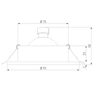 Встраиваемый светильник Elektrostandard 1061/1 MR16 WH, серебро