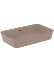 Умывальник IPALYSS Ideal Standard (650х400х145) накладной, с переливом, цвет kashmir E1887V4 — миниатюра 1