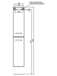 ����� Aquanet ����� 300�1850�310 ������ ���������, �����, 1 ����, 2 ������ 178953