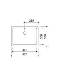 �������� ������� ��� ����� Caprigo 470�350�195 ����� 1427-540-N