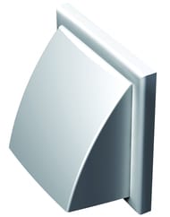 Колпак вентиляционный Vents МВ 122 ВК (186х186) белый, фланец D125, гравитационный клапан