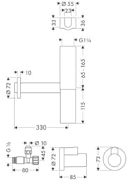 Axor Flowstar ����� ��� �������� � ������� �������� 51304000 ����
