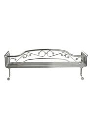 Migliore Complementi Полка-решетка с двумя крючками 40x15x15 см хром ML.COM-50.701.CR