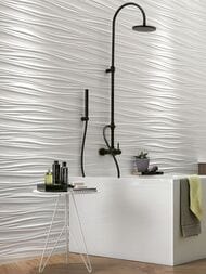 Плитка настенная Atlas Concorde 3D Wall Design Ribbon White Matt (400х800) белая, 8SBW (кв.м.)
