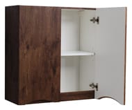 Шкаф подвесной BelBagno FLY-MARINO (700х750х300) 2 дверцы Rovere Moro FLY-MARINO-700-2A-SC-RW-P
