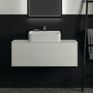 Тумба под раковину Ideal Standard CONCA (1000x505x370) 1 ящик, белый, столешница с вырезом T3930Y1