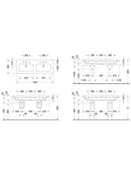 ���������� ������� DURAVIT DuraStyle 1300�480�170 2 ���. ��� 2 ����., � ��������� 2338130000