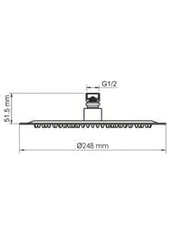 Душевая система WasserKRAFT Fulda A5251.299.219.258.302.242.217 без излива, черный Soft-touch — миниатюра 6