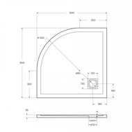 ������ �� �������������� ������� BELBAGNO TRAY-MR-UNO-R-90-550-35-NERO-CR � �������, ������