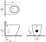 ���� ��������� Hatria Fusion Y0U601 540�355�410 �������, ��������� ��� ���������, ���������, �����