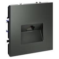 Розетка компьютерная Voltum S70 VLS060106, титановый