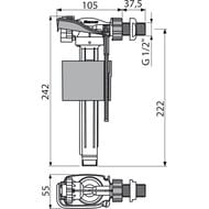 ������ ��� ������� ALCAPLAST A150-1/2" ������� ��������