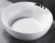 Ванна акриловая Abber (1500х1500) отдельностоящая, слив-перелив, белая AB9280