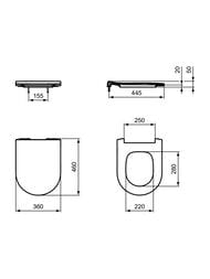 C������ ��� ������� Ideal Standard BLEND CURVE ���������, ���������, ����� ������� T5208V1