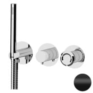 Смеситель для душа Remer Element ET97D2PNO, черный матовый — миниатюра 1