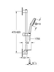 ������� ����� Grohe Tempesta Cube 110 (������, �����, �����, �������) 2 ������, ���� 26907003