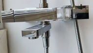 Уценка! Душевая система WasserKRAFT A19901 Thermo термостатический смеситель, верхний/руч. душ, хром