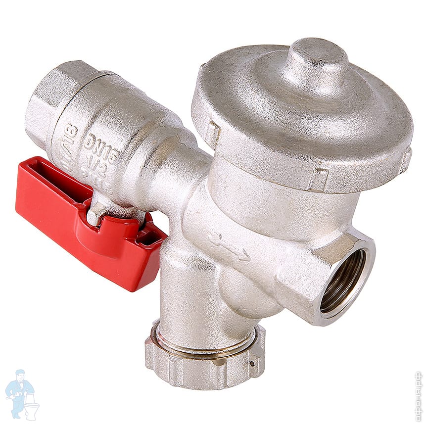 !Кран 1/2\"ВВ VALTEC КФРД универсальный, c фильтром и редуктором ...