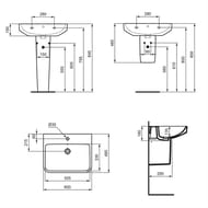 �������� Ideal Standard i life B 60 �� (600�480�180) � ���������� ��� ��������� T460701