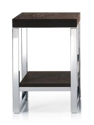 Табурет Decor Walther WO HM сталь полированная/ясень промасленный темный 0926885