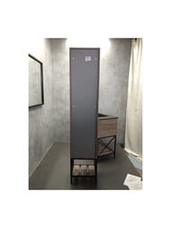 Шкаф-колонна COMFORTY Бредфорд-40 (390х1900х320) напольный, дуб темный 00004148004
