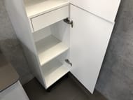 Шкаф-колонна COMFORTY Сорренто-40 (400х1900х385) напольный, светло-серый 00-00000818