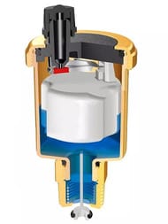 Воздухоотводчик автоматический поплавковый Flamco Flovent G 1/2 " с отсечным клапаном,  27722