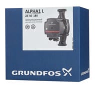 Насос циркуляционный GRUNDFOS ALPHA1 L 25-40 180 с гайками 99199611