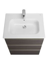 Тумба под раковину Roca The Gap 60, 585x453x741 городской дуб 3 ящика A857404402