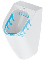 Писсуар DURAVIT Soleil by Starck 300х350мм, с креплением, белый 2830300007