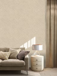 Обои виниловые на флизелине Rasch Country Living (1,06х10,00) ткань, коричневые 970968 (рул.)