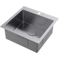 Мойка Omoikiri AKISAME 51-IN (510х510х200) монтаж врезной/вровень, нержавеющая сталь 4973438