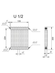 �������� �������� ��������� Velar 2030-03 ������, �����. U 1/2 (RAL 9005 ���)