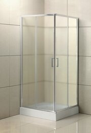 Душевой уголок BelBagno Uno (900х900х1950) UNO-195-A-2-90-P-Cr квадратный,стекло матовое/проф.хром