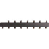 Коллектор распределительный ROMMER 4(6) отопительных контура 1х1.1/4", сталь